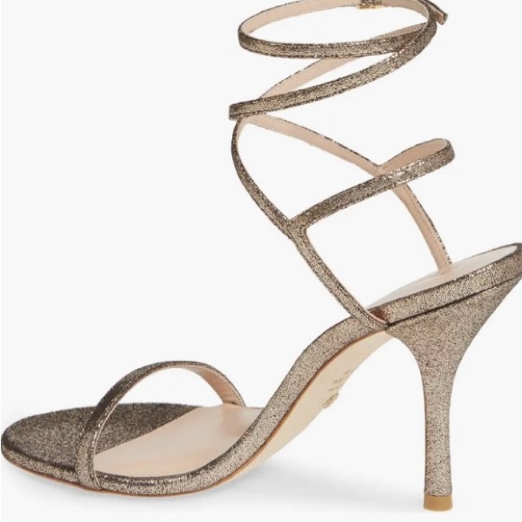 💕*NIB* Stuart Weitzman Merinda Black High Heel Sandal Women’s Size 6 💕 - Picture 9 of 11